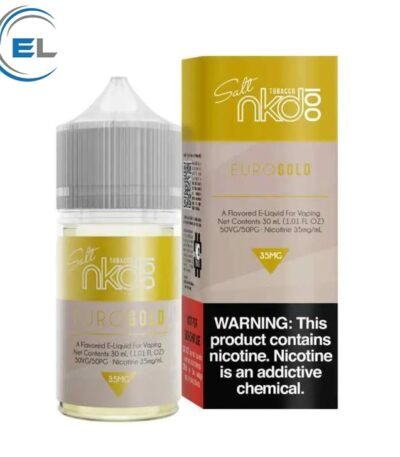 Naked 100 Salt Euro Gold 30ml E-Juice