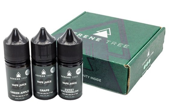 Serene Tree Delta-9 THC Vape Juice Subscription Sample Box 1200mg