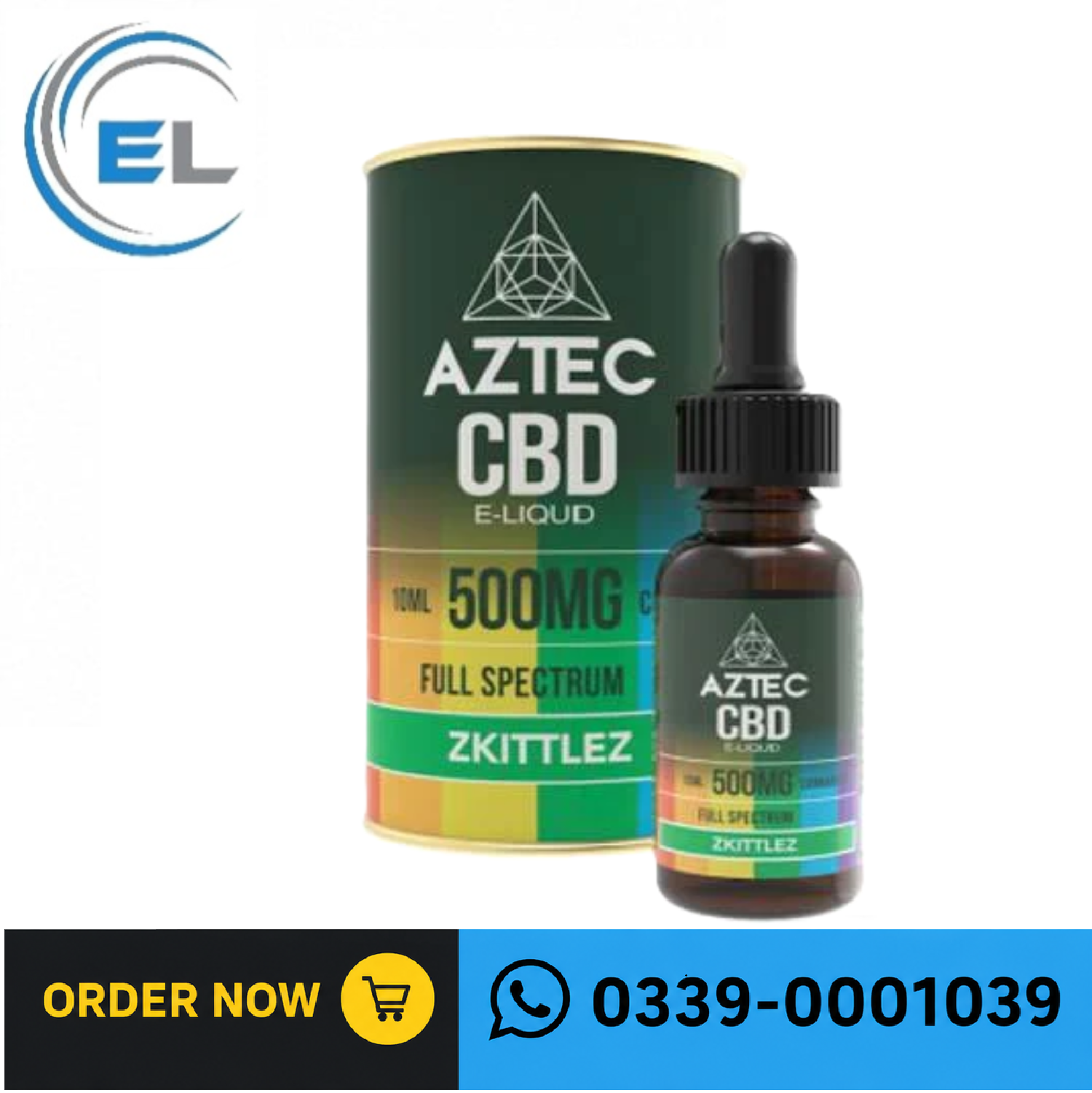 Aztec CBD Zkittlez E-Liquid 10ml