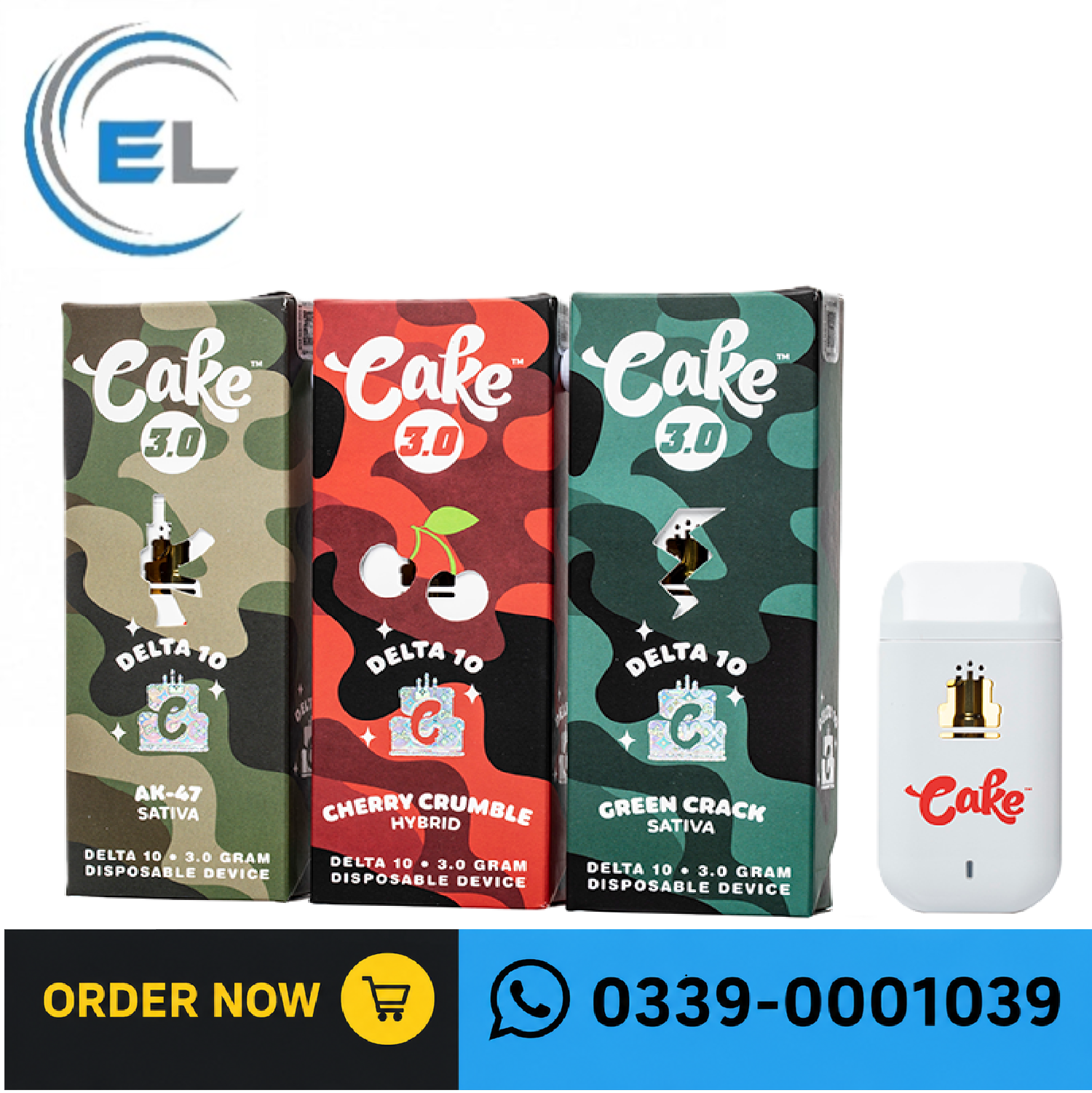 Cake Delta-10 Disposable Vape | 3g In Pakistan