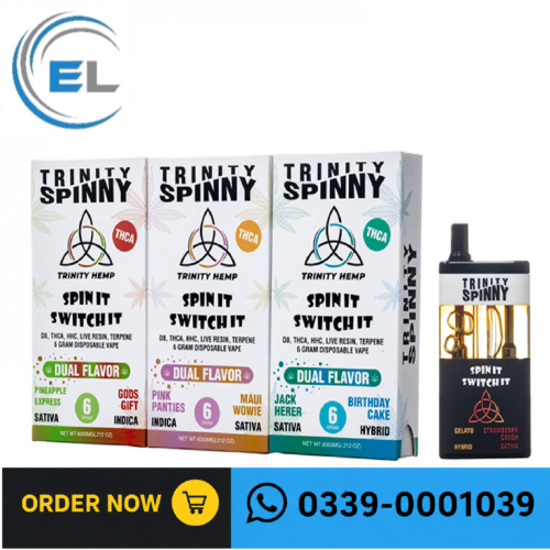 Trinity Spinny 6gm THCP Dual Flavor In Lahore