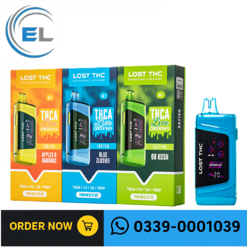 LOST THC V3 THCA Live Concentrate Disposable 7.5G In Pakistan