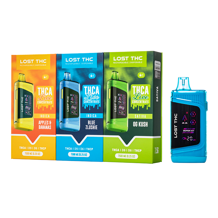 LOST THC V3 THCA Live Concentrate Disposable 7.5G In Pakistan