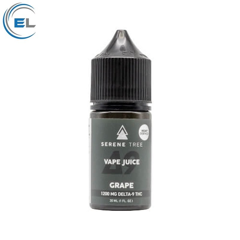 Serene Tree Delta-9 THC Grape Vape Juice 1200mg In Pakista