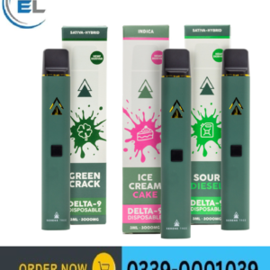 Serene Tree Delta 9 THC Disposable Vape Pens – 3000mg Potency In Pakistan