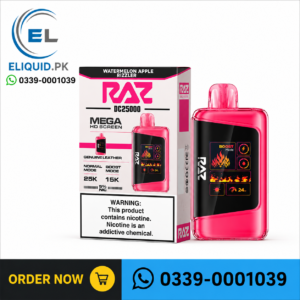 Watermelon Apple Rizzler Raz DC25000 Disposable Vape In Pakistan