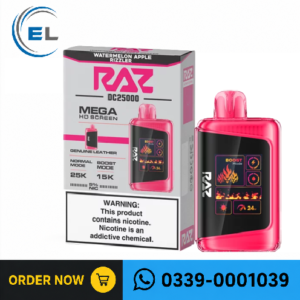 Watermelon Apple Rizzler Raz DC25000 Disposable Vape In Pakistan