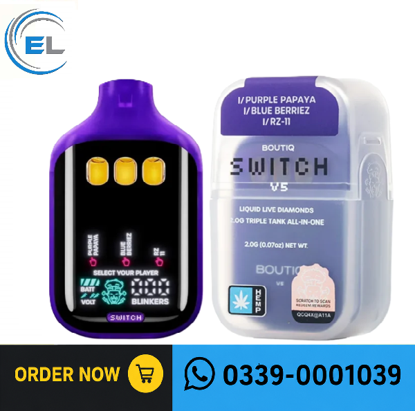 Purple Papaya | Blue Berriez | RZ 11 Boutiq Switch V5 Liquid Live Diamonds Disposable 2G In Pakistan