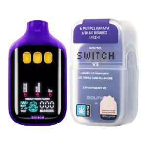 Purple Papaya | Blue Berriez | RZ 11 Boutiq Switch V5 Liquid Live Diamonds Disposable 2G In Pakistan