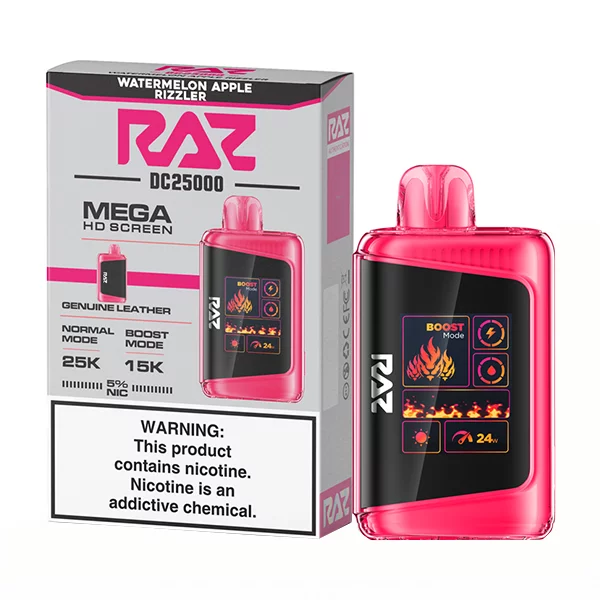 Watermelon Apple Rizzler Raz DC25000 Disposable Vape In Pakistan