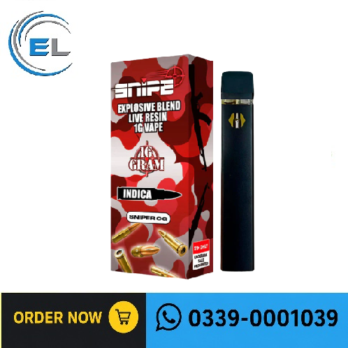 Snipe THCP Live Resin Disposable 1G - Sniper OG - Indica