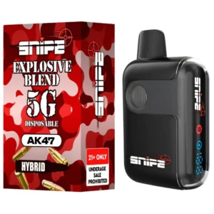 SNIPE THCP EXPLOSIVE BLEND DISPOSABLE 5G - AK47 (HYBRID)
