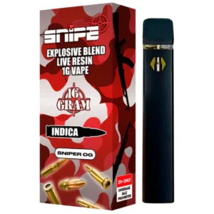 Snipe THCP Live Resin Disposable 1G - Sniper OG - Indica