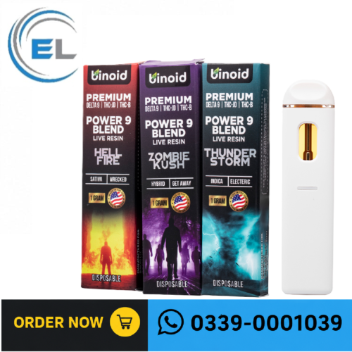 Binoid Power 9 Blend Live Resin Disposable 3G In Pakistan