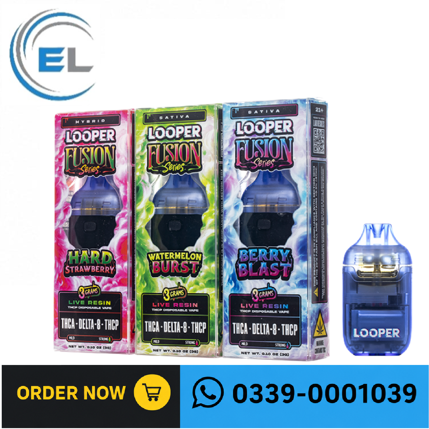 Looper Fusion Live Resin Disposable 3G In Pakistan