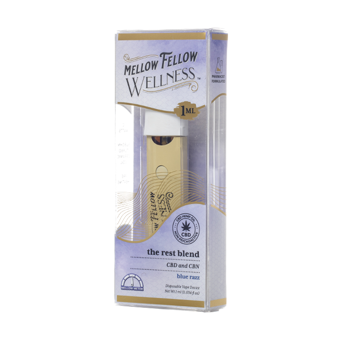 Mellow Fellow Wellness CBD Rest Blend Disposable 1G In Pakistan - Image 2