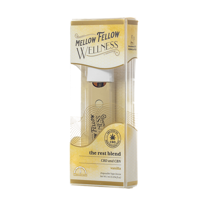 Mellow Fellow Wellness CBD Rest Blend Disposable 1G In Pakistan - Image 3